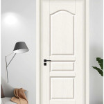 Puerta Moldeada Blanco Cálido Relieve QC-6004